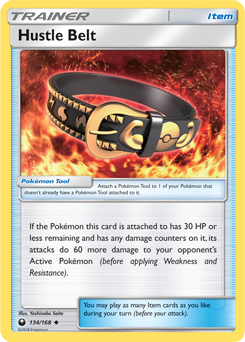 Hustle Belt 134/168 Pokémon card from Celestial Storm for sale at best price