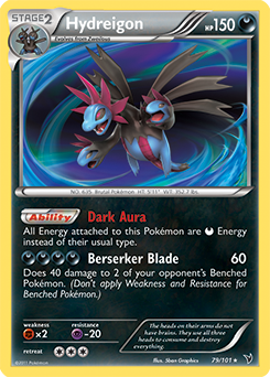 Hydreigon 79/101 Pokémon card from Noble Victories for sale at best price