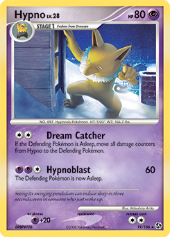 Hypno 19/106 Pokémon card from Great Encounters for sale at best price