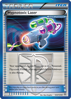 Hypnotoxic Laser 123/135 Pokémon card from Plasma Storm for sale at best price
