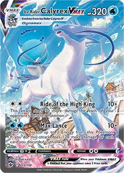 Ice Rider Calyrex V 203/198 Pokémon card from Chilling Reign for sale at best price