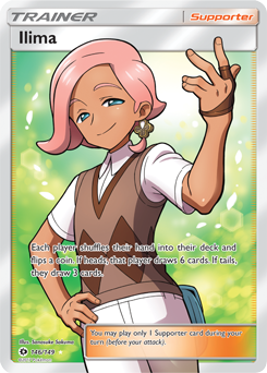 Ilima 146/149 Pokémon card from Sun & Moon for sale at best price