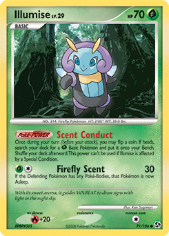 Illumise 71/106 Pokémon card from Great Encounters for sale at best price