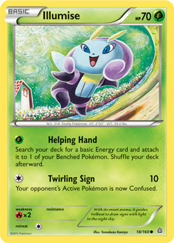 Illumise 18/160 Pokémon card from Primal Clash for sale at best price