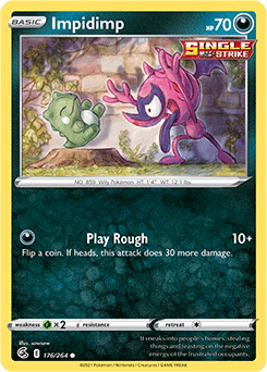 Impidimp 176/264 Pokémon card from Fusion Strike for sale at best price
