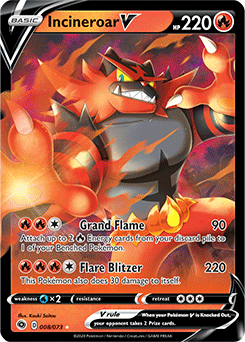 Incineroar V 008/073 Pokémon card from Champion s Path for sale at best price
