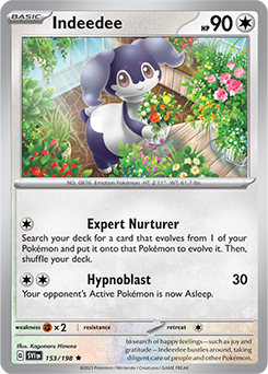 Indeedee 153/198 Pokémon card from Scarlet & Violet for sale at best price