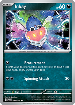 Carte Pokémon Communes Sepiatop 51/84 de la série Nuit Noire