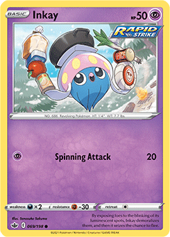 Inkay 69/198 Pokémon card from Chilling Reign for sale at best price