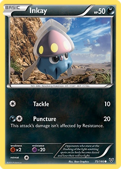 Inkay 75/146 Pokémon card from X&Y for sale at best price