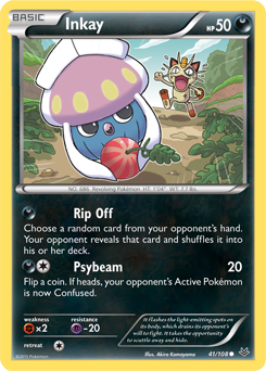 Inkay 41/108 Pokémon card from Roaring Skies for sale at best price