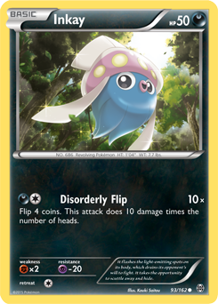 Inkay 93/162 Pokémon card from Breakthrough for sale at best price
