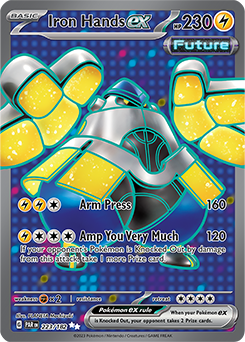 Iron Hands ex 223/182 Pokémon card from Paradox Rift for sale at best price