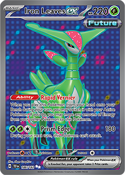 Iron Leaves ex 186/162 Pokémon card from Temporal Forces for sale at best price