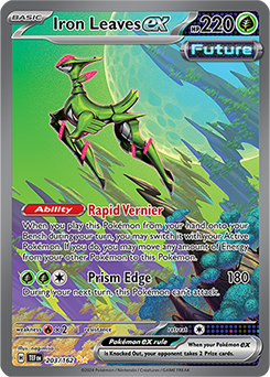 Iron Leaves ex 203/162 Pokémon card from Temporal Forces for sale at best price