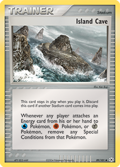 Carte Pokémon Grotte island 89/101 de la série Ex Légendes Oubliées en vente au meilleur prix