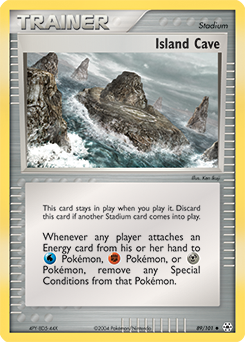 Island Cave 89/101 Pokémon card from Ex Hidden Legends for sale at best price