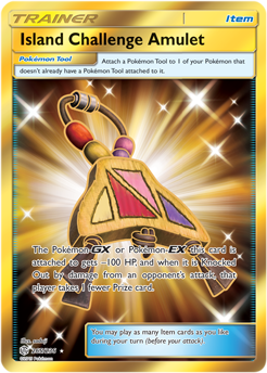 Island Challenge Amulet 265/236 Pokémon card from Cosmic Eclipse for sale at best price