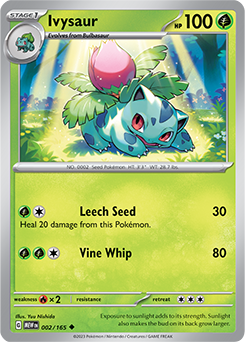 Ivysaur 2/165 Pokémon card from 151 for sale at best price