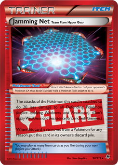 Jamming Net 98/119 Pokémon card from Phantom Forces for sale at best price