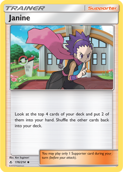 Janine 176/214 Pokémon card from Unbroken Bonds for sale at best price