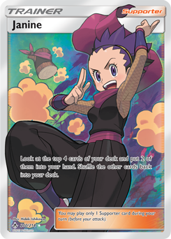 Janine 210/214 Pokémon card from Unbroken Bonds for sale at best price