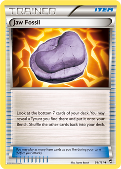 Jaw Fossil 94/111 Pokémon card from Furious Fists for sale at best price
