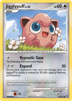Jigglypuff 72/106 Pokémon card from Great Encounters for sale at best price