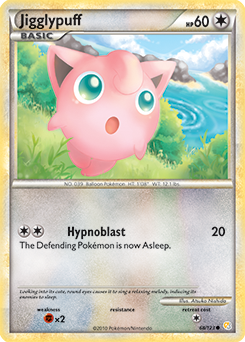Jigglypuff 68/123 Pokémon card from HeartGold SoulSilver for sale at best price
