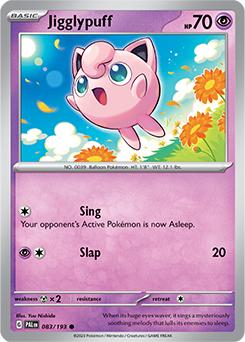 Jigglypuff 083/193 Pokémon card from Paldea Evolved for sale at best price