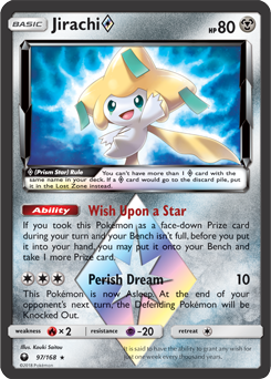Jirachi 97/168 Pokémon card from Celestial Storm for sale at best price