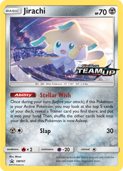 Jirachi SM161 Pokémon card from Sun and Moon Promos for sale at best price