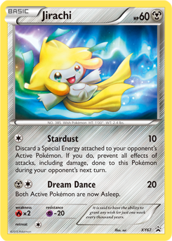 Promo Pokémon card Jirachi XY67 from XY Promos expansion