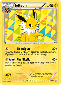 Jolteon BW91 Pokémon card from Back & White Promos for sale at best price