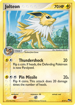 Jolteon 3/17 Pokémon card from POP 3 for sale at best price