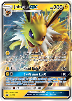 Jolteon GX SM173 Pokémon card from Sun and Moon Promos for sale at best price