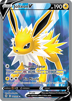 Jolteon V 177/203 Pokémon card from Evolving Skies for sale at best price