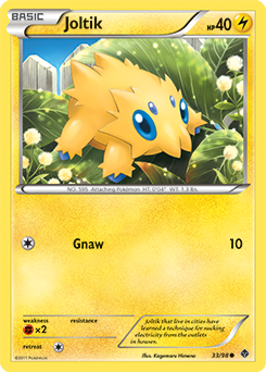 Joltik 33/98 Pokémon card from Emerging Powers for sale at best price