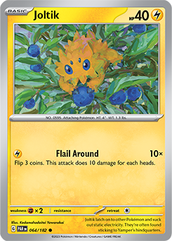 Joltik 64/182 Pokémon card from Paradox Rift for sale at best price