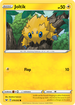 Joltik 70/202 Pokémon card from Sword & Shield for sale at best price