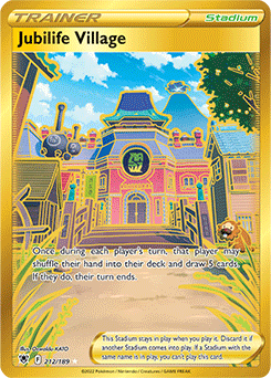 Jubilife Village 212/189 Pokémon card from Astral Radiance for sale at best price