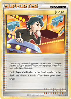 Uncommon Pokémon card Judge 78/95 from Unleashed expansion