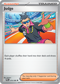 Uncommon Pokémon card Judge 76/88 from Perfect Order expansion