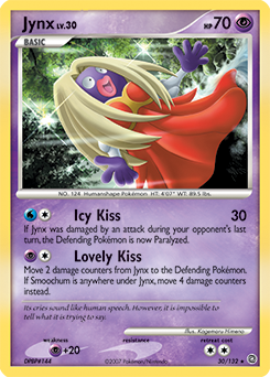 Jynx 30/132 Pokémon card from Secret Wonders for sale at best price