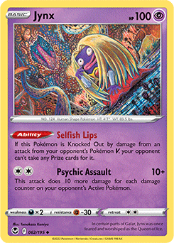 Jynx 062/195 Pokémon card from Silver Tempest for sale at best price