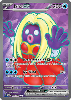 Ultra rare Pokémon card Jynx ex 191/165 from 151 expansion