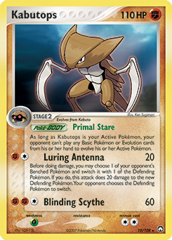 Kabutops 10/108 Pokémon card from Ex Power Keepers for sale at best price