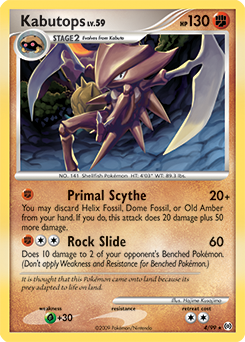 Carte Pokémon Kabutops 4/99 de la série Arceus en vente au meilleur prix