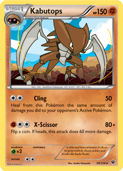 Kabutops 39/124 Pokémon card from Fates Collide for sale at best price