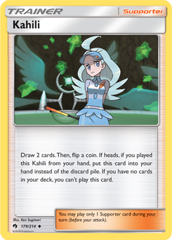 Kahili 179/214 Pokémon card from Lost Thunder for sale at best price